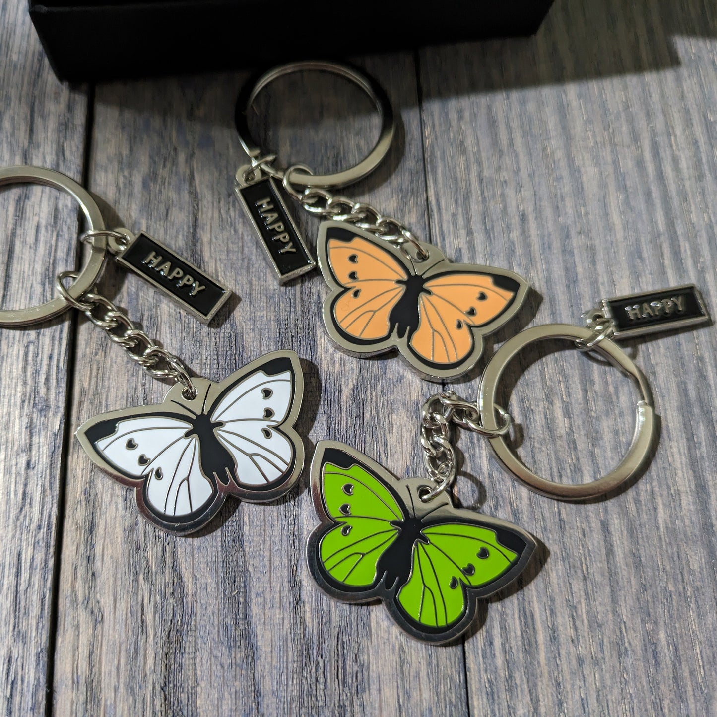 Butterfly, Dragonfly, Lady Bug Keychains / 15 units / $120