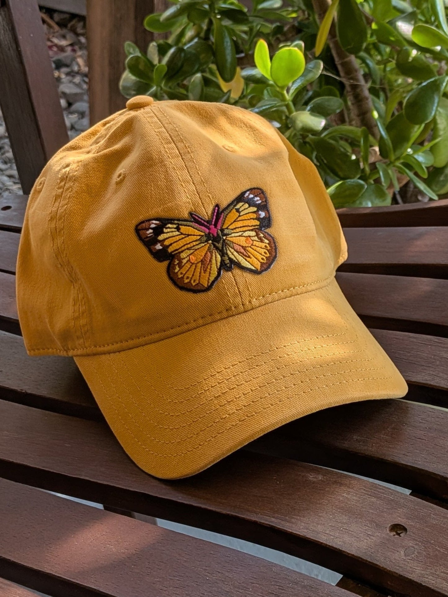 Hat – Mustard | Clouded-Yellow Butterfly Patch – 10 Units