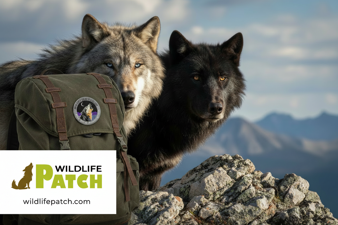 Iron-on conservation patches for wildlife fundraisers — professionally embroidered keystone species patches by Wildlife Patch
