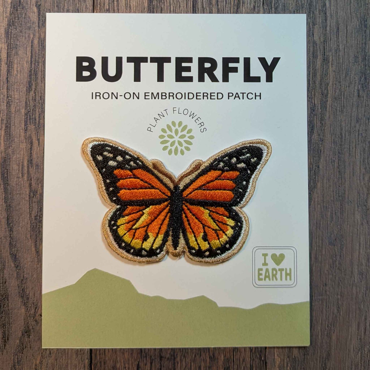 Monarch Butterfly Iron-On Patch