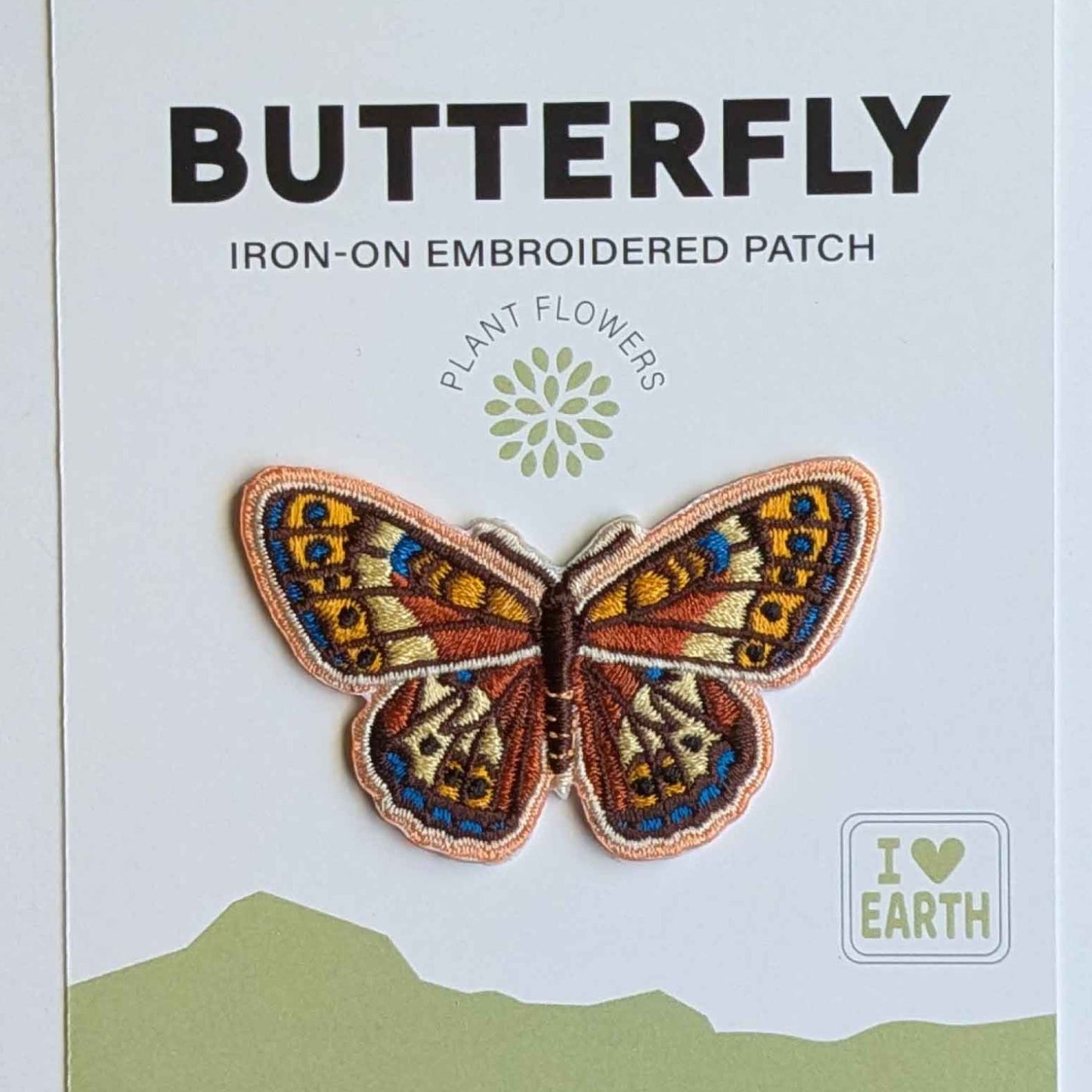 Metalmark Butterfly Iron-On Patch / 15 UNITS / $105