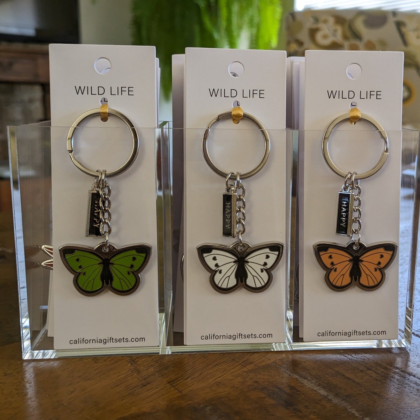 Butterfly, Dragonfly, Lady Bug Keychains / 15 units / $120