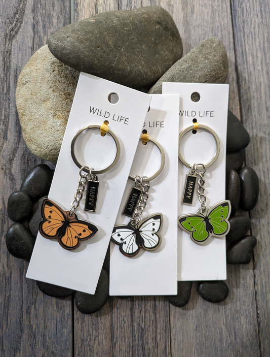 Butterfly, Dragonfly, Lady Bug Keychains / 15 units / $120