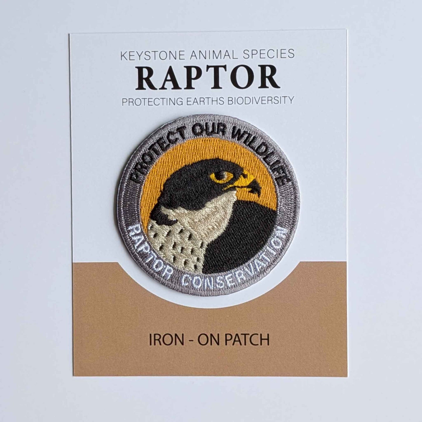 Raptor Conservation Iron-On Patch / 15 units / $105