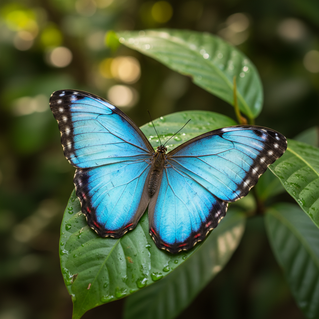 Blue Morpho Butterfly